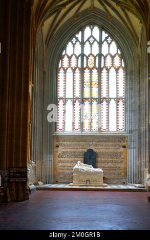 Il memoriale a Joseph Damer alla chiesa abbaziale di Milton Abbas, Dorset, Regno Unito - John Gollop Foto Stock