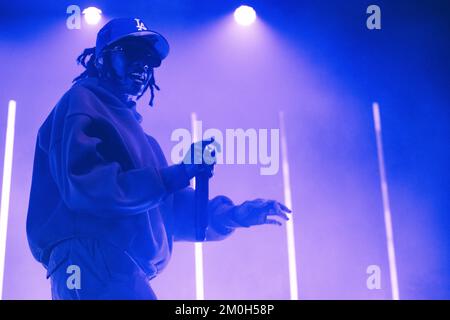 Milano, Italia, 05th dicembre 2022. Little Simz suona dal vivo al Fabrique di Milano. Credits: Maria Laura Arturi/Alamy Live News Foto Stock