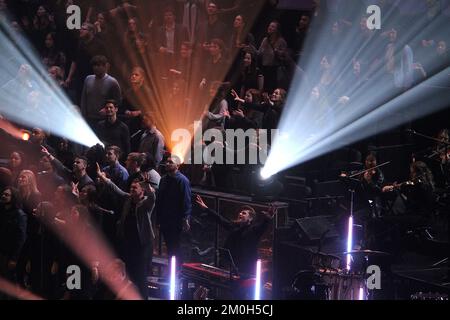 Il culto presso Thomas Road Baptist Church di Lynchburg, VA, Stati Uniti d'America Foto Stock