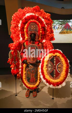 MOSTRA DEI BLACK INDIANS AL QUAI BRANLY MUSEUM Foto Stock