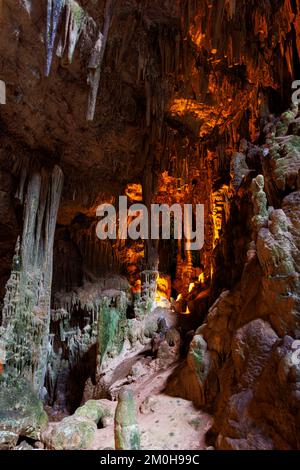 Italia, Puglia, Grotta di Castellana, Grotta di Castellana Foto Stock