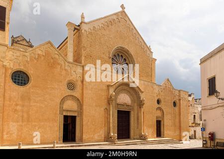 Italia, Puglia, Galatina, Basilica di Santa Caterina d'Alessandria Foto Stock