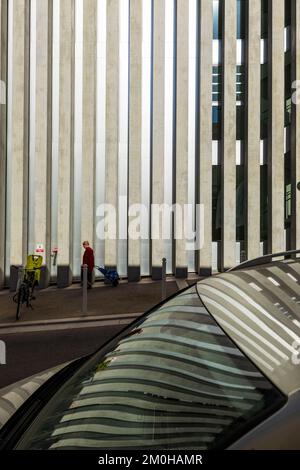 Francia, Var, Tolone, quartiere ecologico di Chalucet, la Casa della creatività Foto Stock