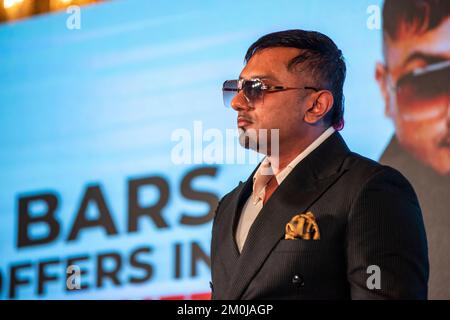 Nuova Delhi, India. 06th Dec, 2022. YO Yo Honey Singh un produttore musicale, rapper, cantante-cantautore visto durante Toddy App (Toddy App è vita notturna e Party App) lancio evento a Delhi. Credit: SOPA Images Limited/Alamy Live News Foto Stock
