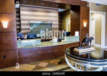 Naples Florida,GreenLinks Golf Villas at Lely Resort,ufficio interno,hotel alloggio inn locande motel motel,reception check-in prenotazione Foto Stock