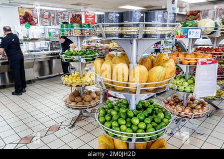 Miami Florida, El Palacios de los Jugos Cuban all'interno, ristorante ristoranti cena mangiare fuori informale caffè caffè bistrot bistro cibo, tropi Foto Stock