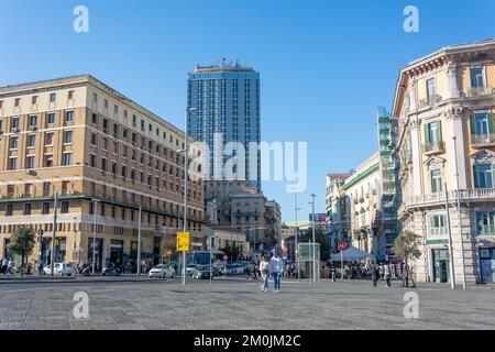 Piazza Municipio, Città di Napoli (Napoli), Regione Campania, Italia Foto Stock