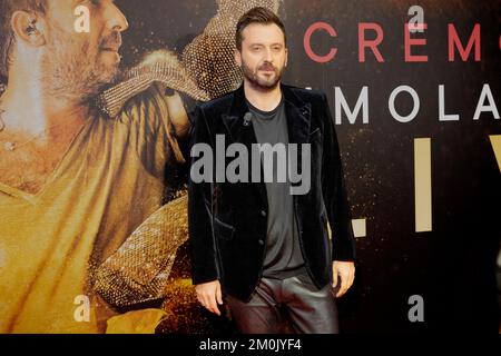 Italia 6 Dicembre 2022 Cesare Cremonini al cinema Odeon per Imola Live 2022 a Milano © Andrea Ripamonti / Alamy Foto Stock