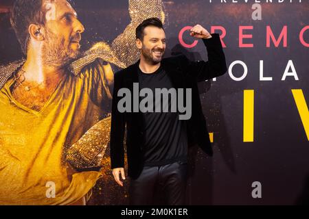 Milano, Italia. 06th Dec, 2022. Cesare Cremonini partecipa alla presentazione 'Imola 2022 Live' allo Space Odeon Credit: SOPRA Images Limited/Alamy Live News Foto Stock