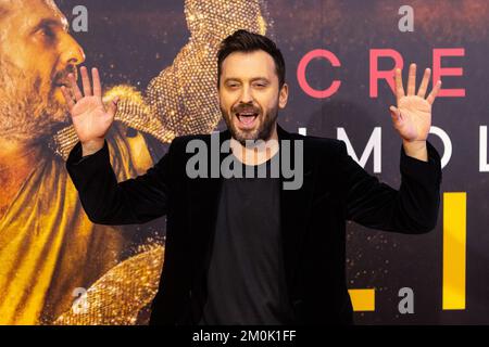 Milano, Italia. 06th Dec, 2022. Cesare Cremonini partecipa alla presentazione 'Imola 2022 Live' allo Space Odeon Credit: SOPRA Images Limited/Alamy Live News Foto Stock