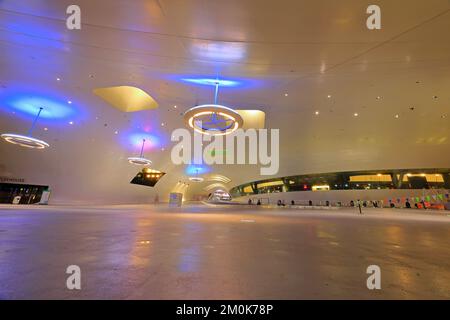 Centro Nazionale di Kaohsiung per le Arti dello spettacolo situato nel Parco Metropolitano di Weiwuying a Kaohsiung Taiwan Foto Stock