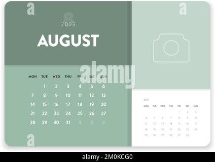 calendario 2023 stampabile mensile agosto