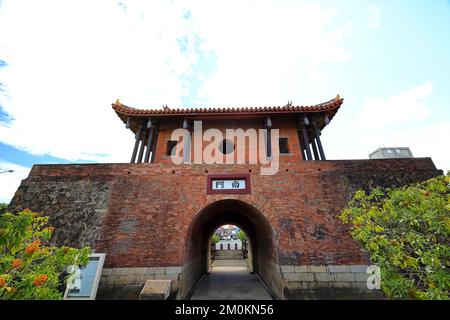 Hengchun South Gate costruito nella dinastia Ching situato a Hengchun Taiwan. Foto Stock