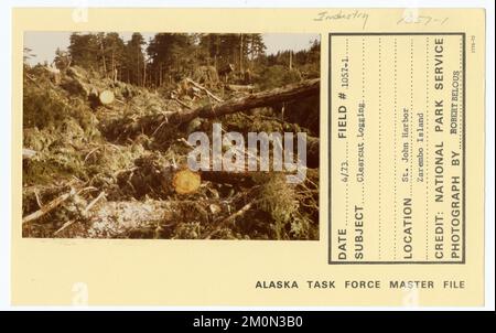 Registrazione di cancellazione. Alaska Task Force fotografie Foto Stock