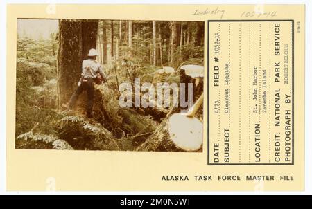 Registrazione di cancellazione. Alaska Task Force fotografie Foto Stock