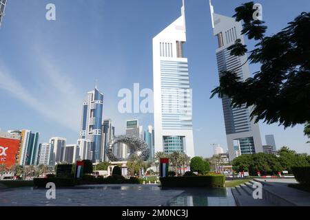 Museo del futuro, Dubai, Emirati Arabi Uniti, Golfo Arabo Foto Stock