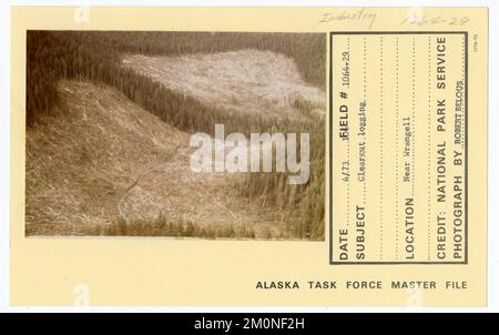 Registrazione di cancellazione. Alaska Task Force fotografie Foto Stock