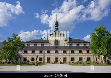 Edificio ospedaliero dell'ex centro termale, Kuks, Královéhradecký kraj, Repubblica Ceca, Europa Foto Stock