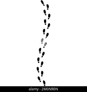 Colophon Scarpe strada isolato su sfondo bianco Illustrazione Vettoriale
