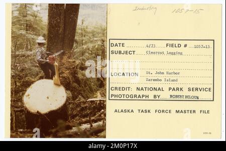 Registrazione di cancellazione. Alaska Task Force fotografie Foto Stock