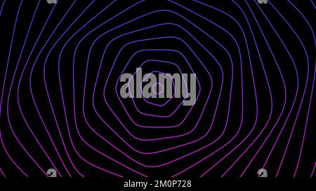 Multi-colore astratto creativo neon fantascienza moda sfondo olografico. Foto Stock