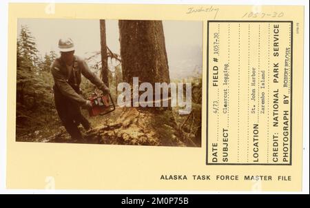 Registrazione di cancellazione. Alaska Task Force fotografie Foto Stock