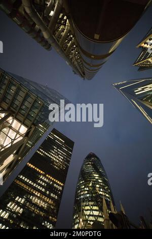 Città di Londra Foto Stock