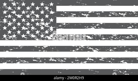 Flag vettore USA. Simbolo American Flag.ICON per il sito Web o l'applicazione mobile Illustrazione Vettoriale