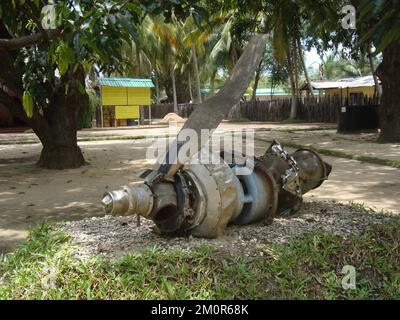 Rovine di 30 anni di guerra civile in Sri lanka Foto Stock