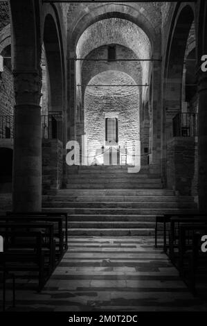 Arte antica a Bevagna. Umbria Foto Stock