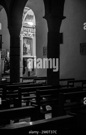 Arte antica a Bevagna. Umbria Foto Stock