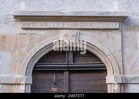 Francia, Allier, villaggio di Herisson etichettato Petites CITES de Caractere, Bourbonnais Foto Stock