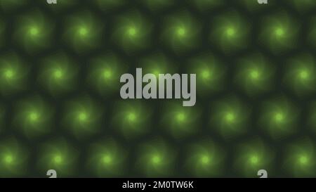 Sfondo vettoriale astratto degli esagoni verdi Illustrazione Vettoriale