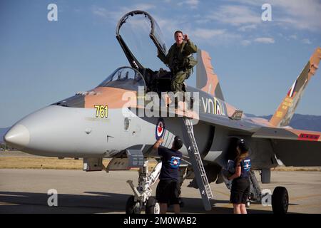 Northrop Grumman F18 hornet Foto Stock