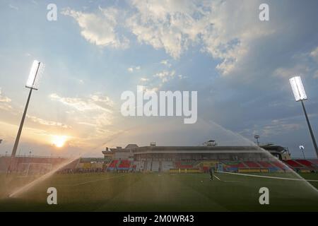 8th dicembre 2022: Il Grand Hamad Stadium, Doha, Qatar; Coppa del mondo FIFA, Brasile, formazione prima della loro partita di quarto di finale contro la Croazia il 9th dicembre; Foto Stock