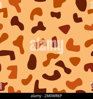 Pattern senza giunture vettoriale astratto disegnato a mano Illustrazione Vettoriale