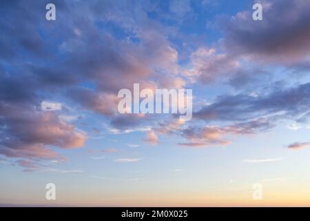 Cielo tramonto cielo spettacolare cielo tramonto sfondo cielo Foto Stock