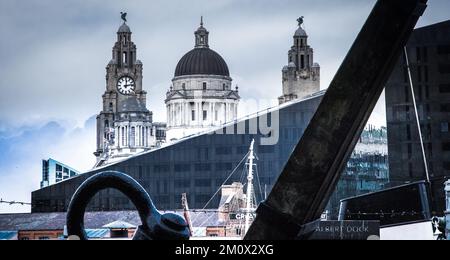 Liverpool attracca le attrazioni turistiche. Foto Stock