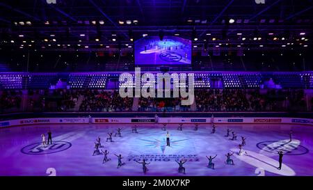 Torino, Italia. 08 dicembre 2022. Una visione generale della cerimonia di apertura è visto durante il giorno uno del Gran Premio di ISU di finale di Pattinaggio di figura. Credit: Nicolò campo/Alamy Live News Foto Stock