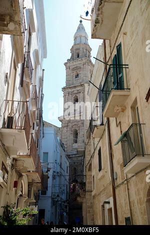 Basilica Cattedrale di Maria Santissima della Madia, Monopoli, Provincia di Bari, Regione Puglia, Italia, Europa Foto Stock