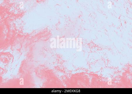 Acquerello rosa e bianco sfondo astratto, effetto marmo Foto Stock