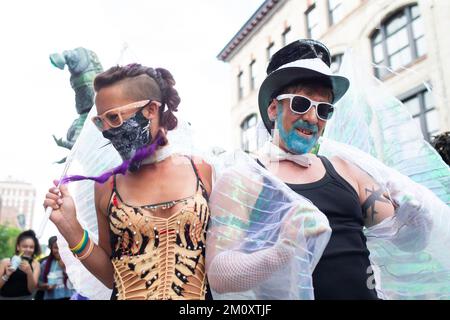 Scene del PVD Fest di Providence, Rhode Island, negli Stati Uniti Foto Stock