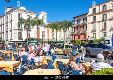 Fauno Bar Restaurant, Piazza tasso, Sorrento (Surriento), Regione Campania, Italia Foto Stock