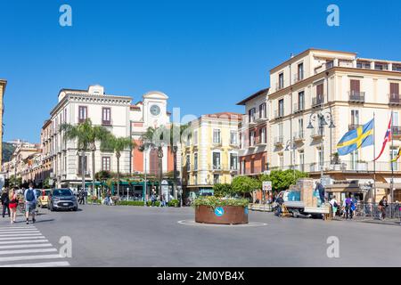 Piazza tasso, Sorrento (Surriento), Campania, Italia Foto Stock
