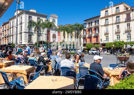 Fauno Bar Restaurant, Piazza tasso, Sorrento (Surriento), Regione Campania, Italia Foto Stock