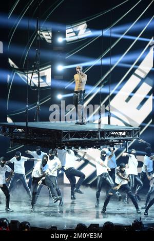 Milano, Italia. 08th Dec, 2022. Milano, finale X-Factor all'Assago Forum - Fedez Credit: Independent Photo Agency/Alamy Live News Foto Stock