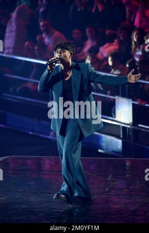 Milano, Italia. 08th Dec, 2022. Milano, finale di X-Factor al Forum di Assago - Linda Credit: Independent Photo Agency/Alamy Live News Foto Stock