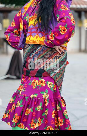 Turchia, Mugla, il folklore locale del festival culturale Mentese (efe zeybek) vestiti da uomo e da donna Foto Stock