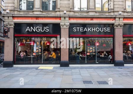 Angus Steakhouse, Coventry Street, Londra, W1D, Inghilterra, REGNO UNITO Foto Stock