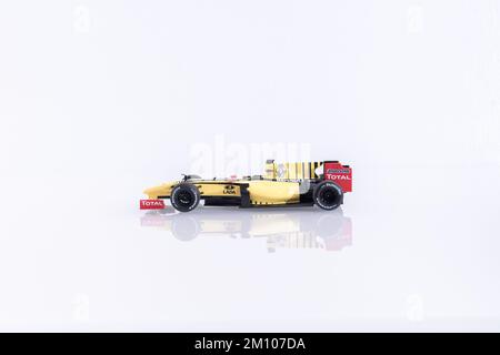 Modello di vettura formula 1 Renault Lada R30 2010. Foto Stock